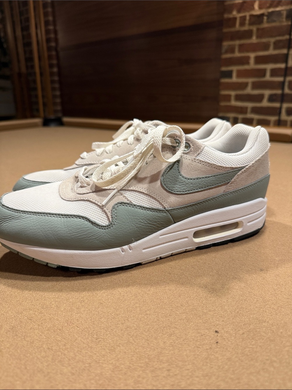 Nike Men’s Air Max Low-Top Sneaker in Cream & Sage